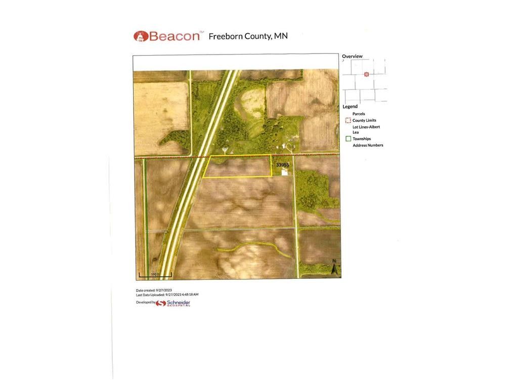 10.14 acres in Freeborn County, Minnesota