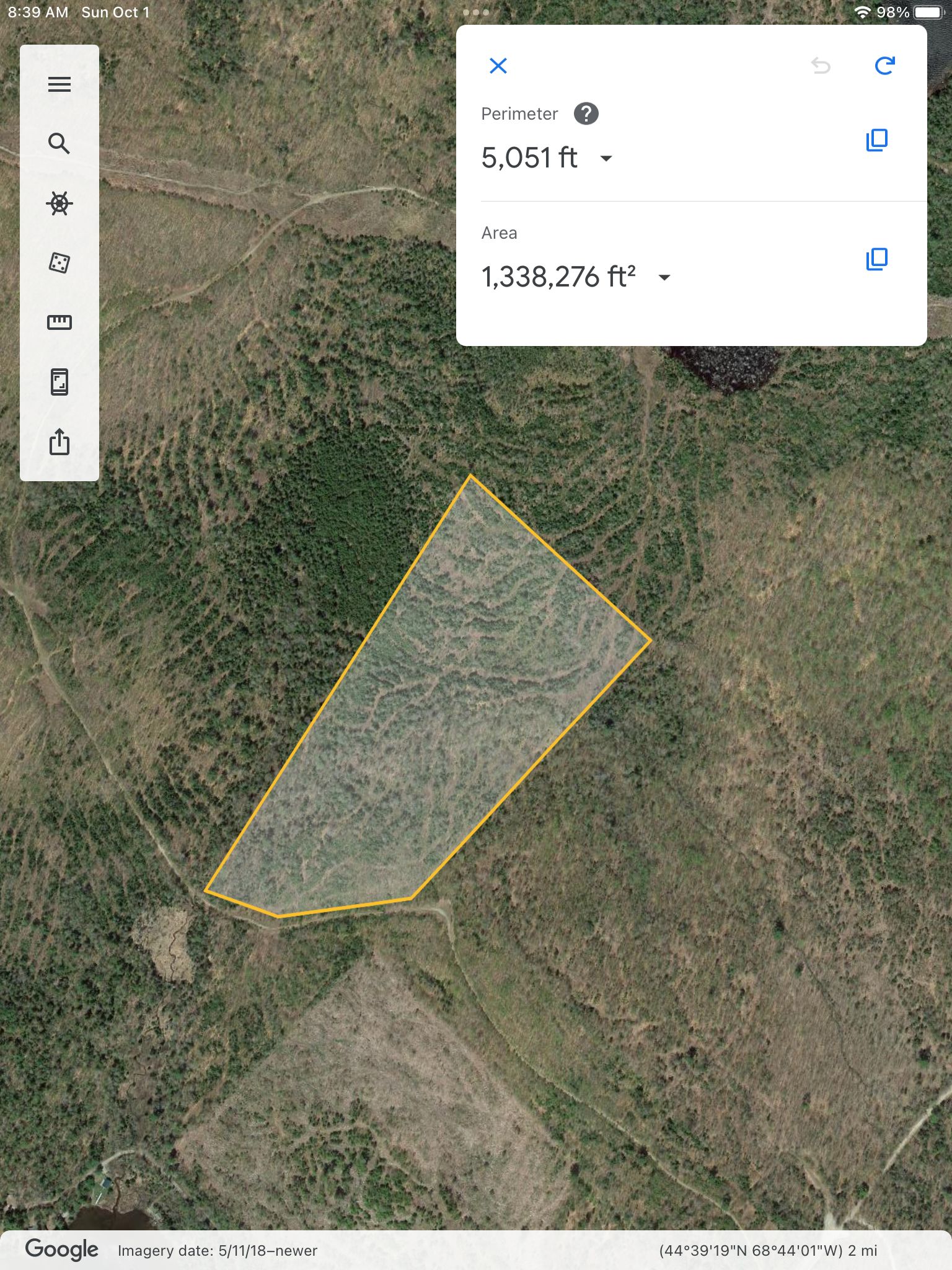 30 acres in Hancock County, Maine