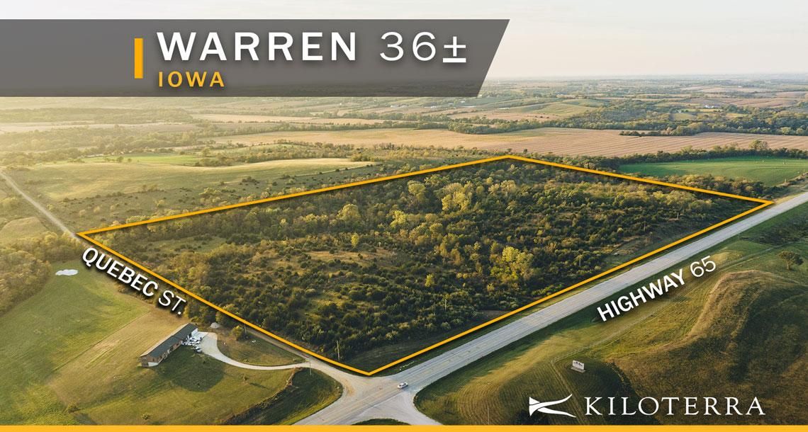 36 acres in Warren County, Iowa