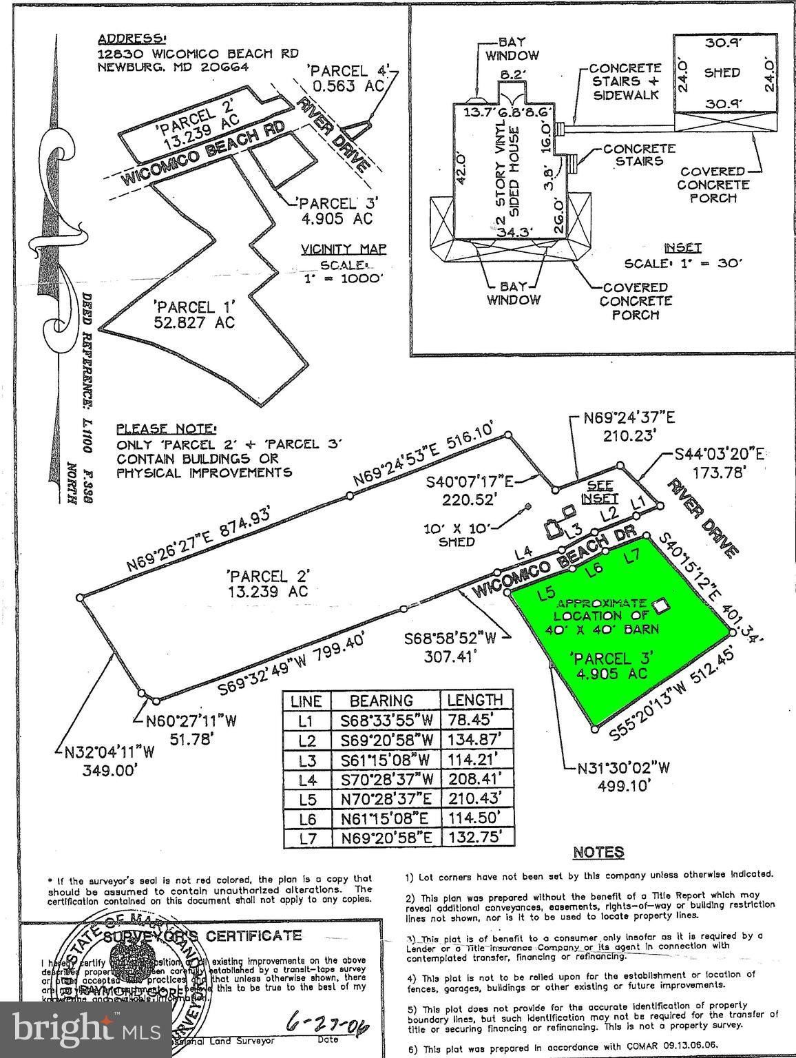 4.91 acres in Charles County, Maryland