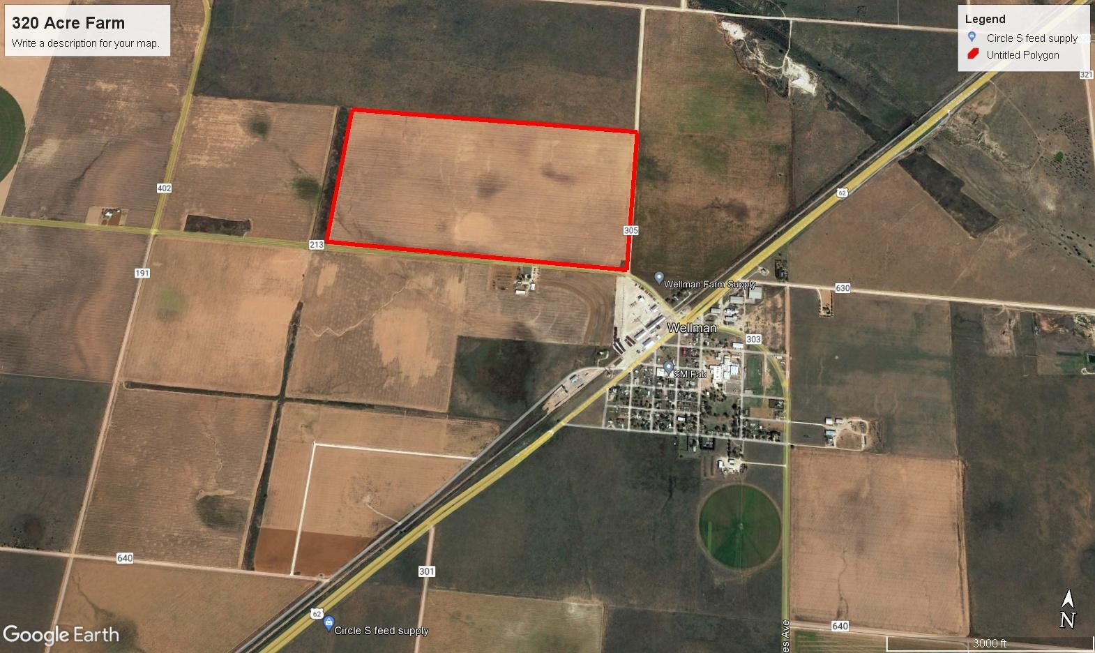 320 acres in Terry County, Texas