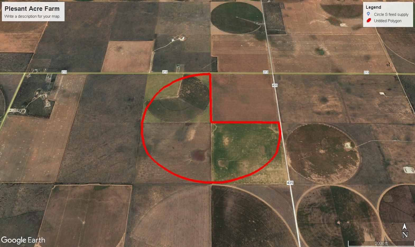 480 acres in Yoakum County, Texas