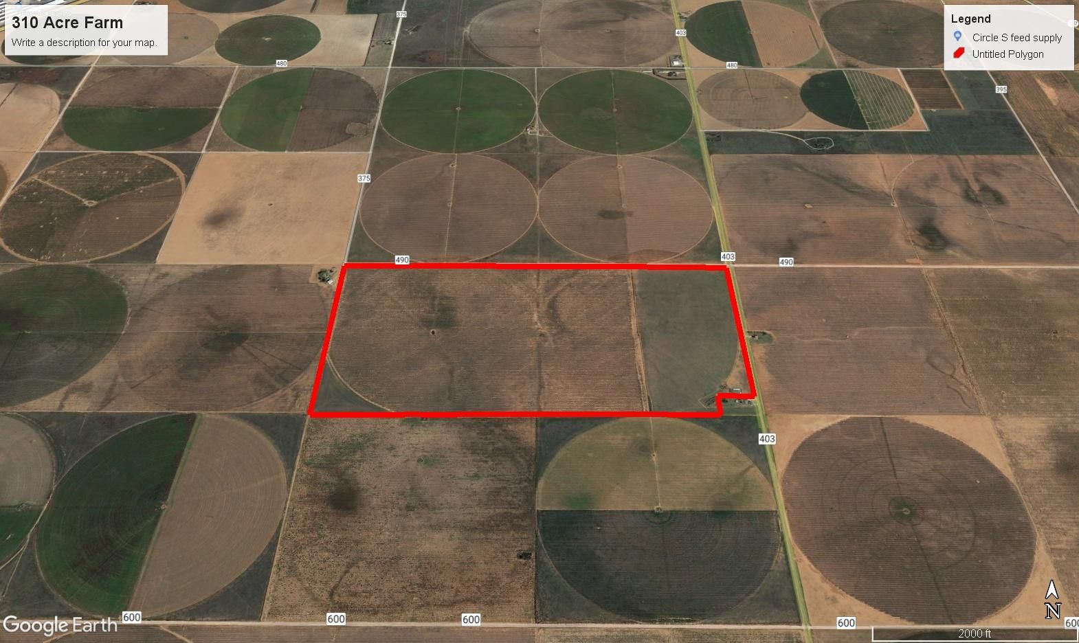 310 acres in Brownfield, TX, 79316
