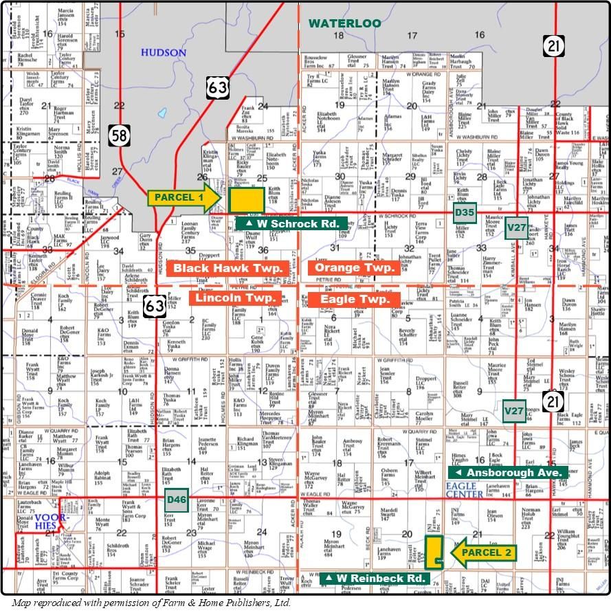 120 acres in Black Hawk County, Iowa