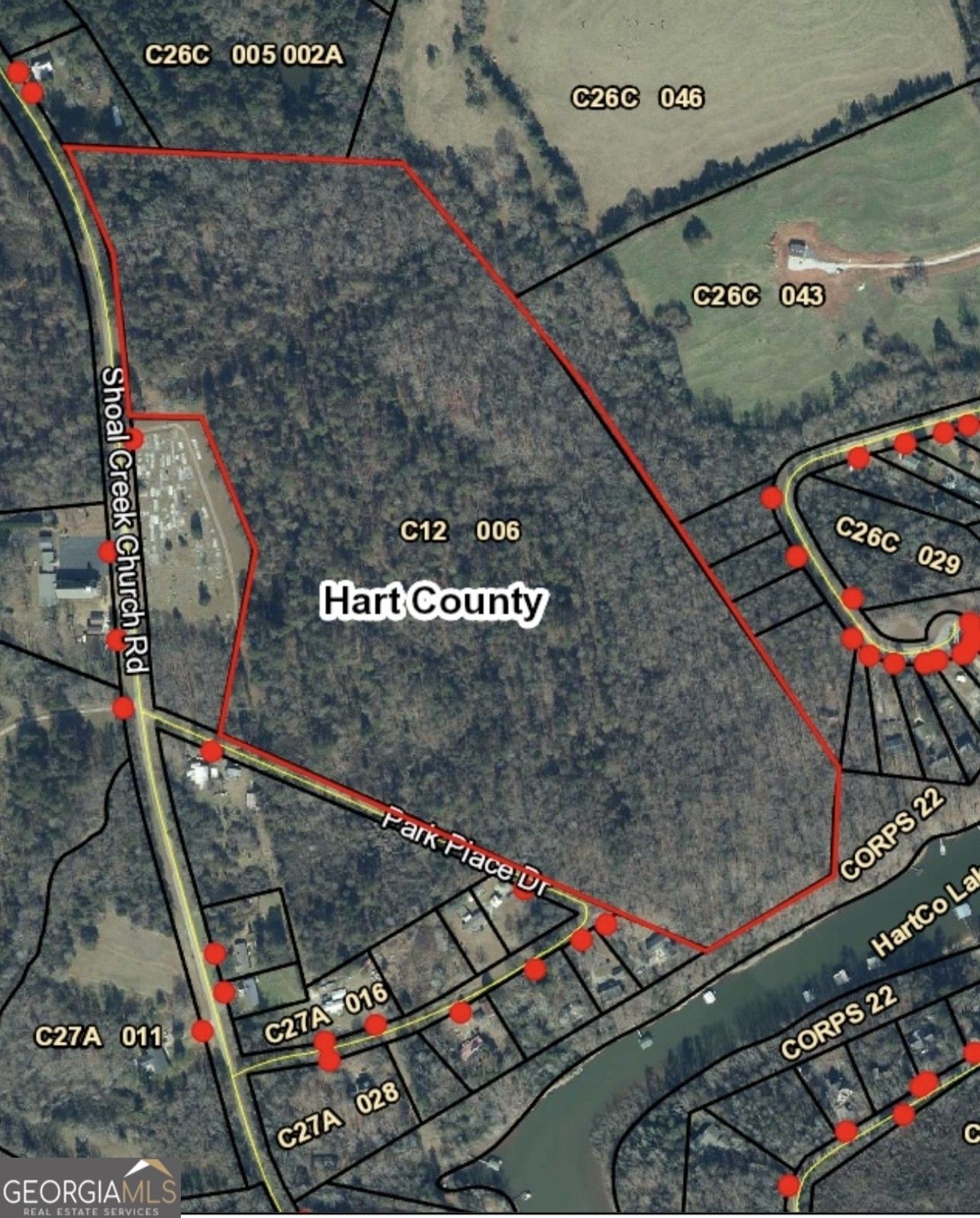 49.74 acres in Hart County,