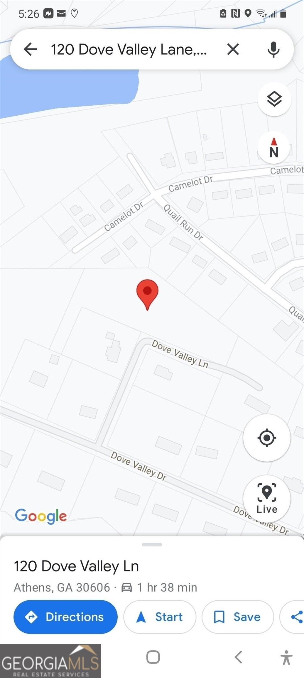 3 acres in Clarke County,