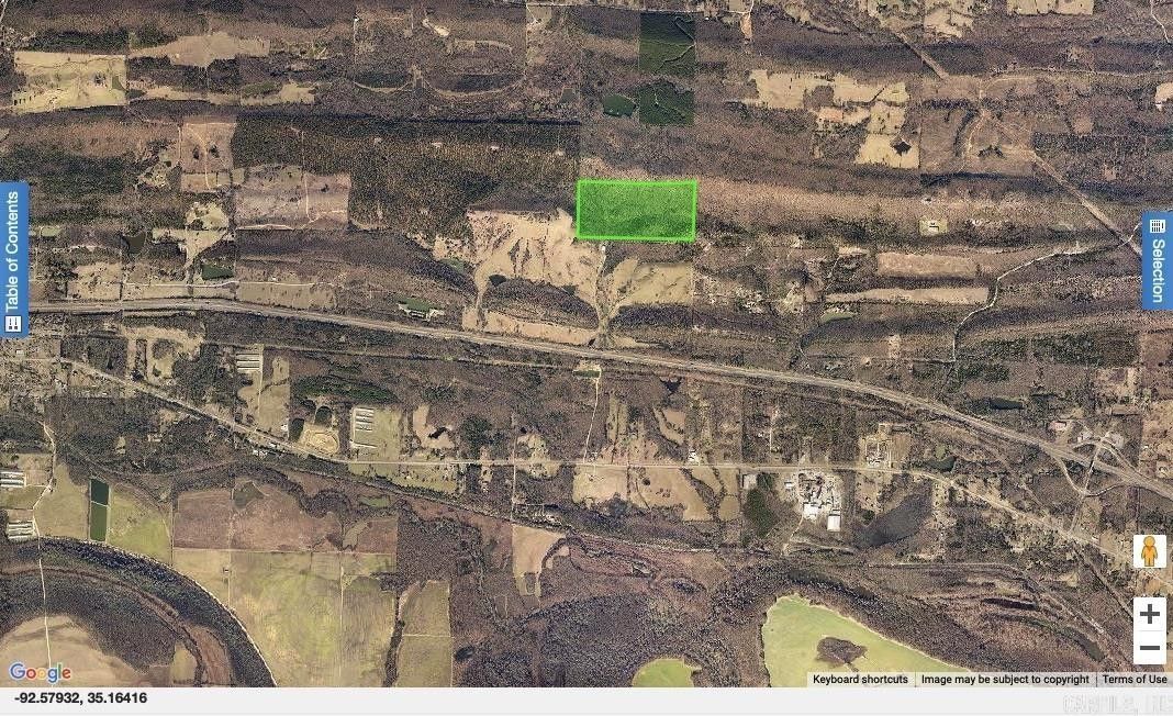 80 acres in Conway County, Arkansas