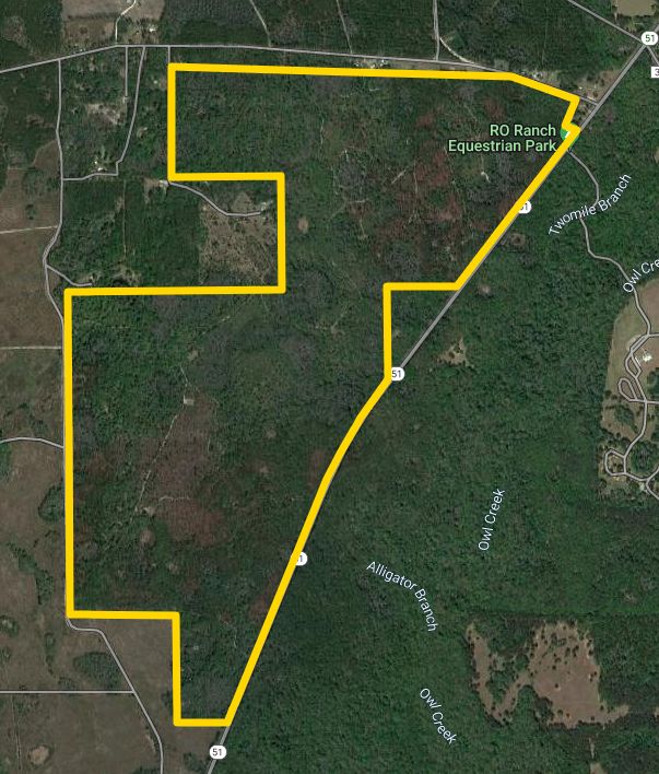 570 acres in Lafayette County, Florida