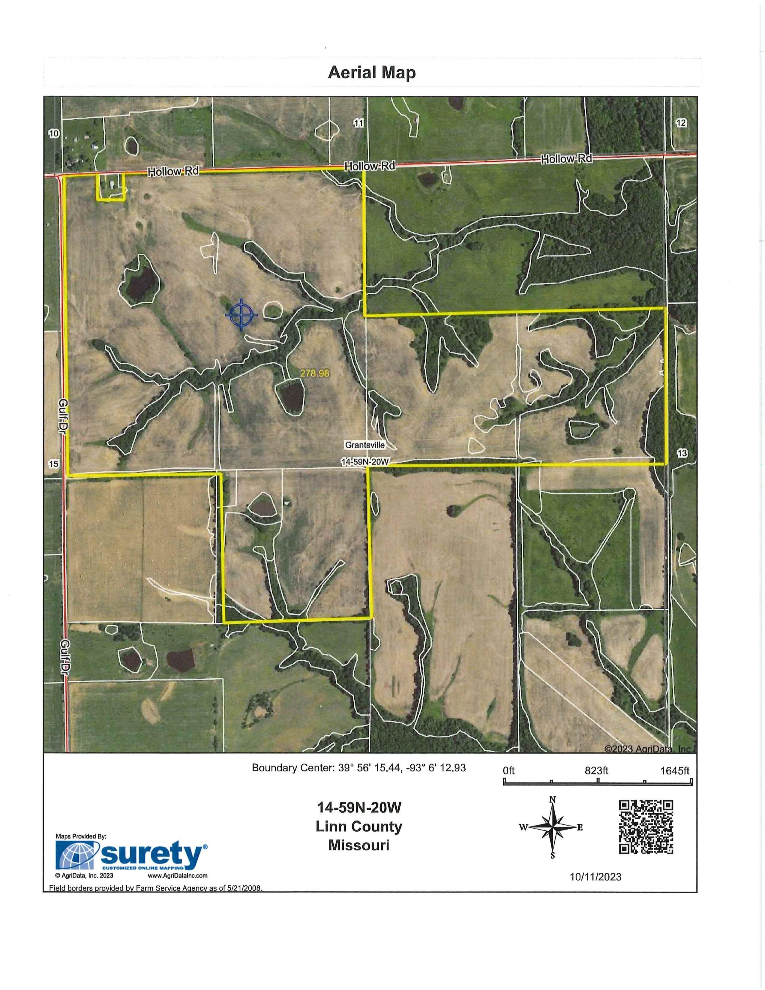 281 acres in Linn County, Missouri
