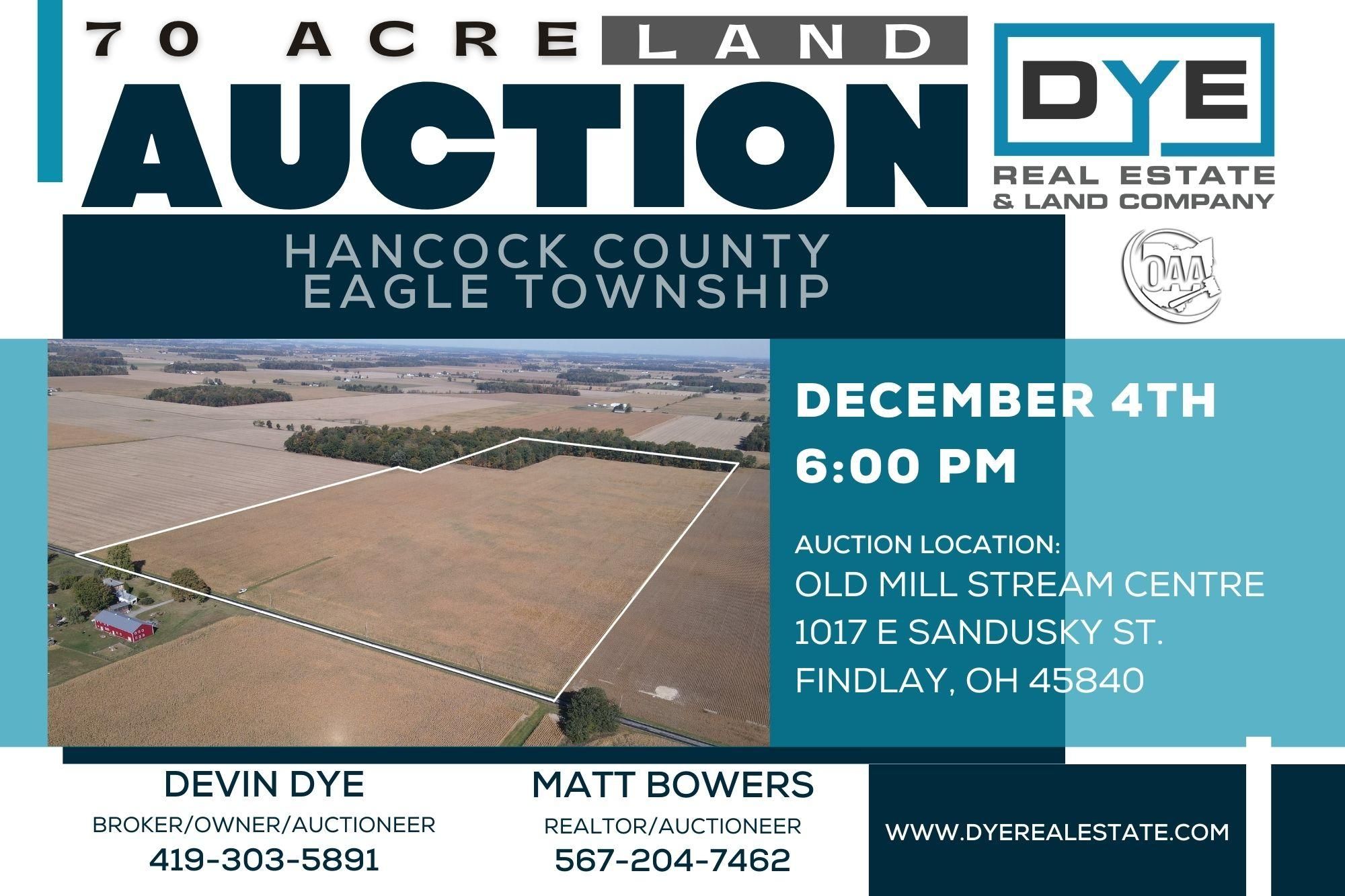 70 acres in Jenera, OH, 45841