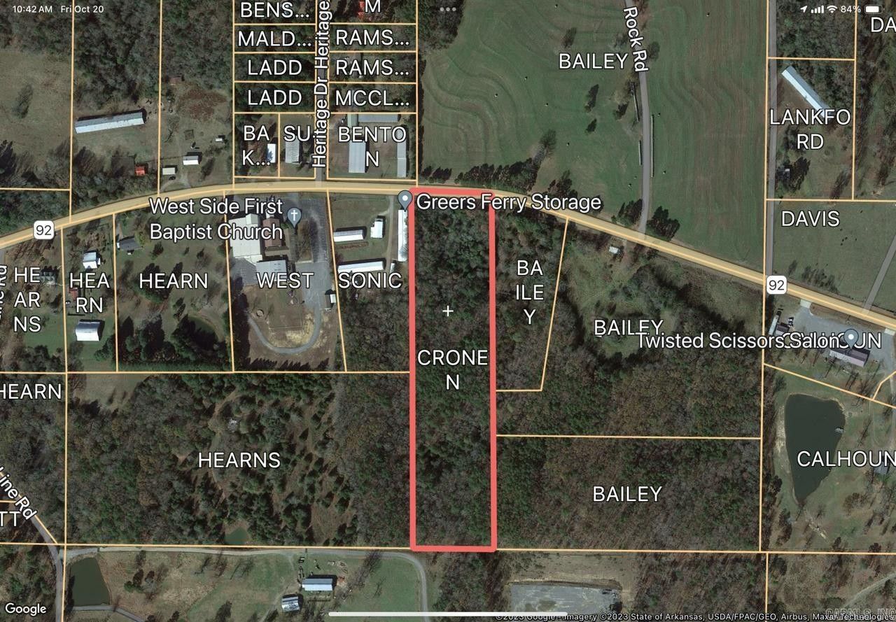 9.85 acres in Cleburne County, Arkansas