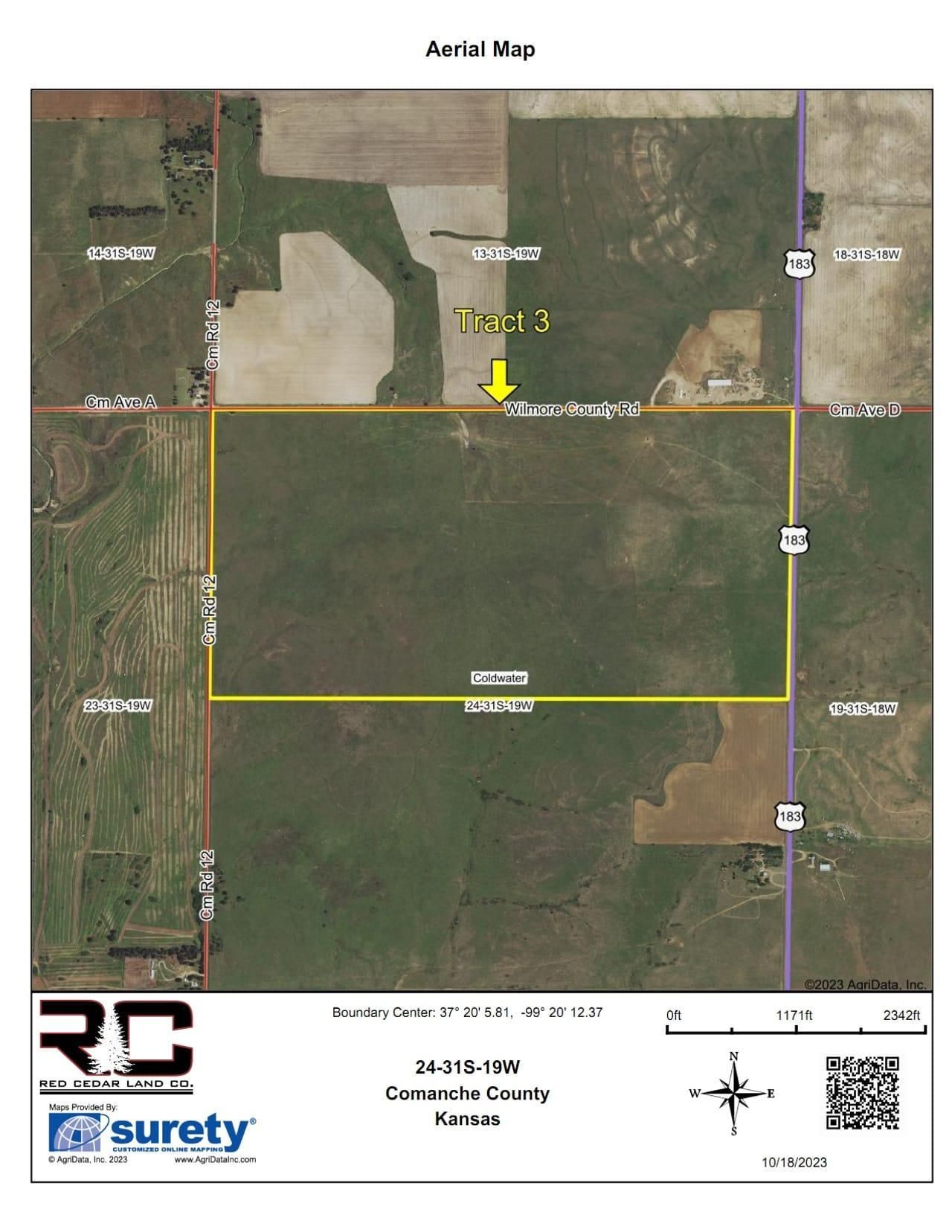 316 acres in Comanche County, Kansas