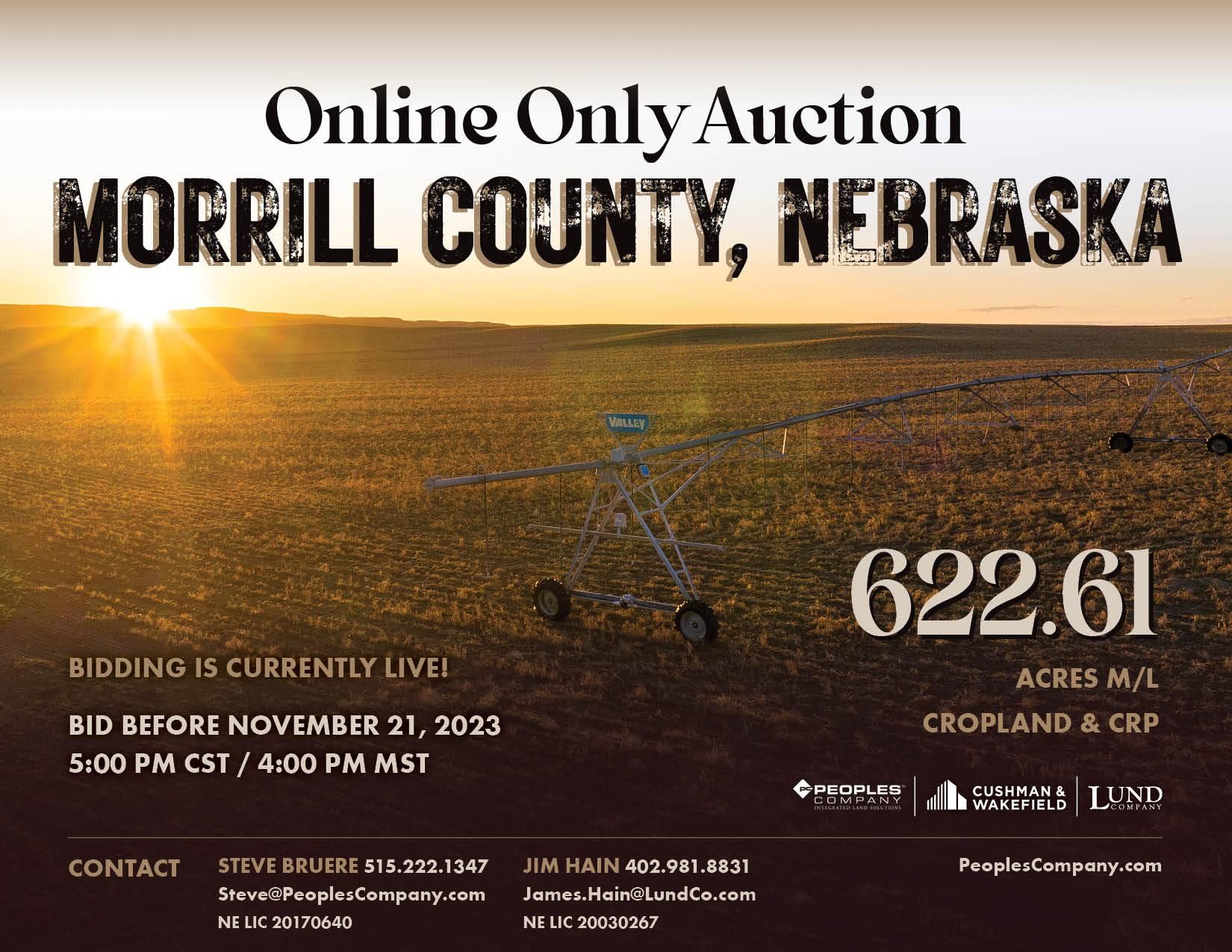 622.61 acres in Morrill County, Nebraska