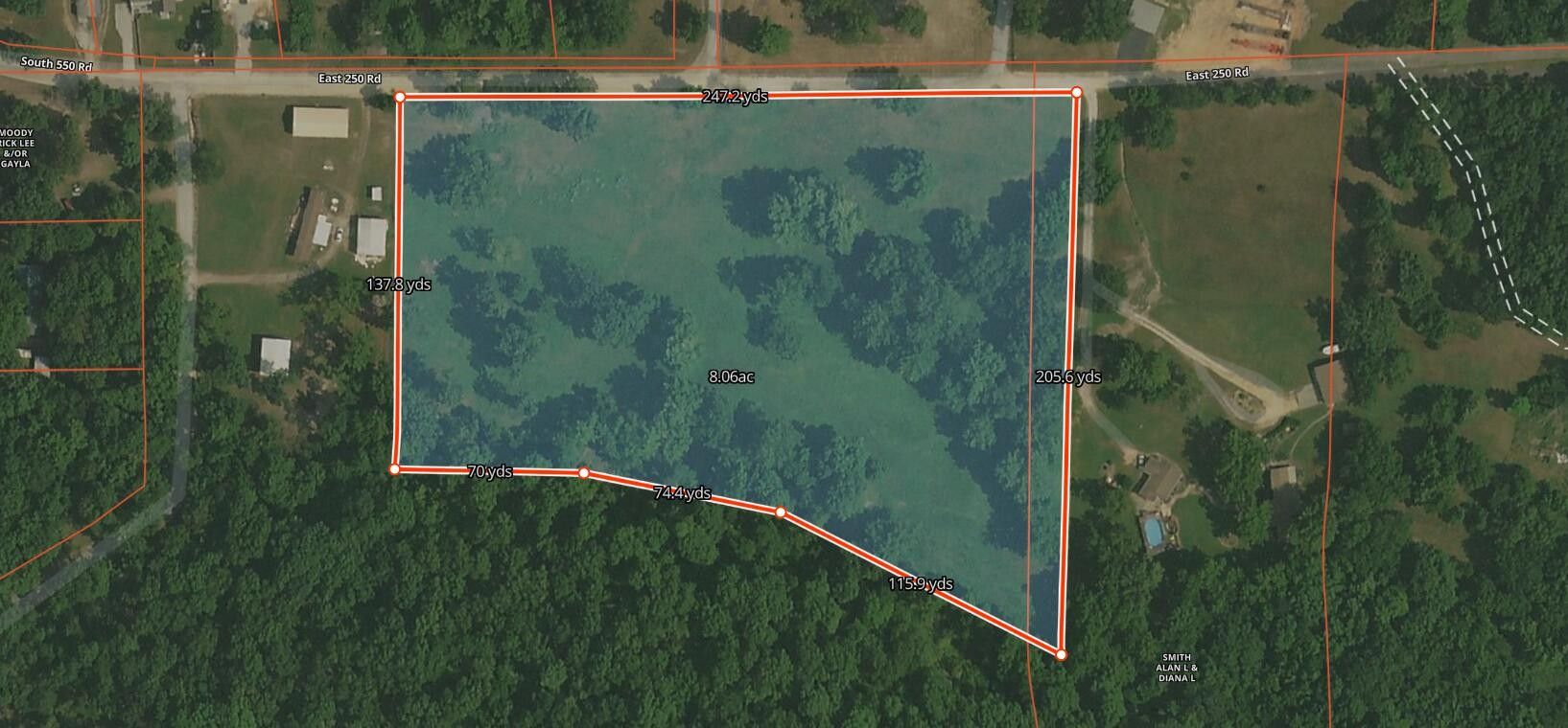 8 acres in Delaware County, Oklahoma