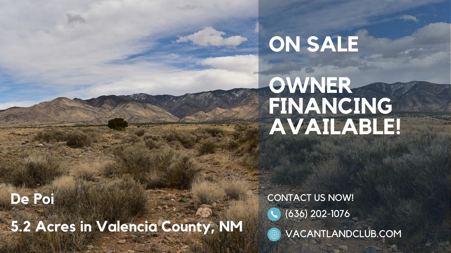 5.2 acres in Valencia County, New Mexico