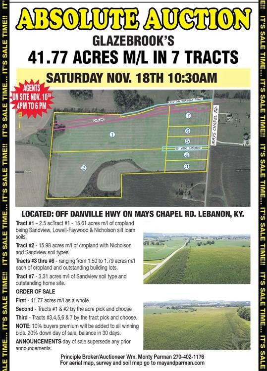 41 acres in Marion County, Kentucky