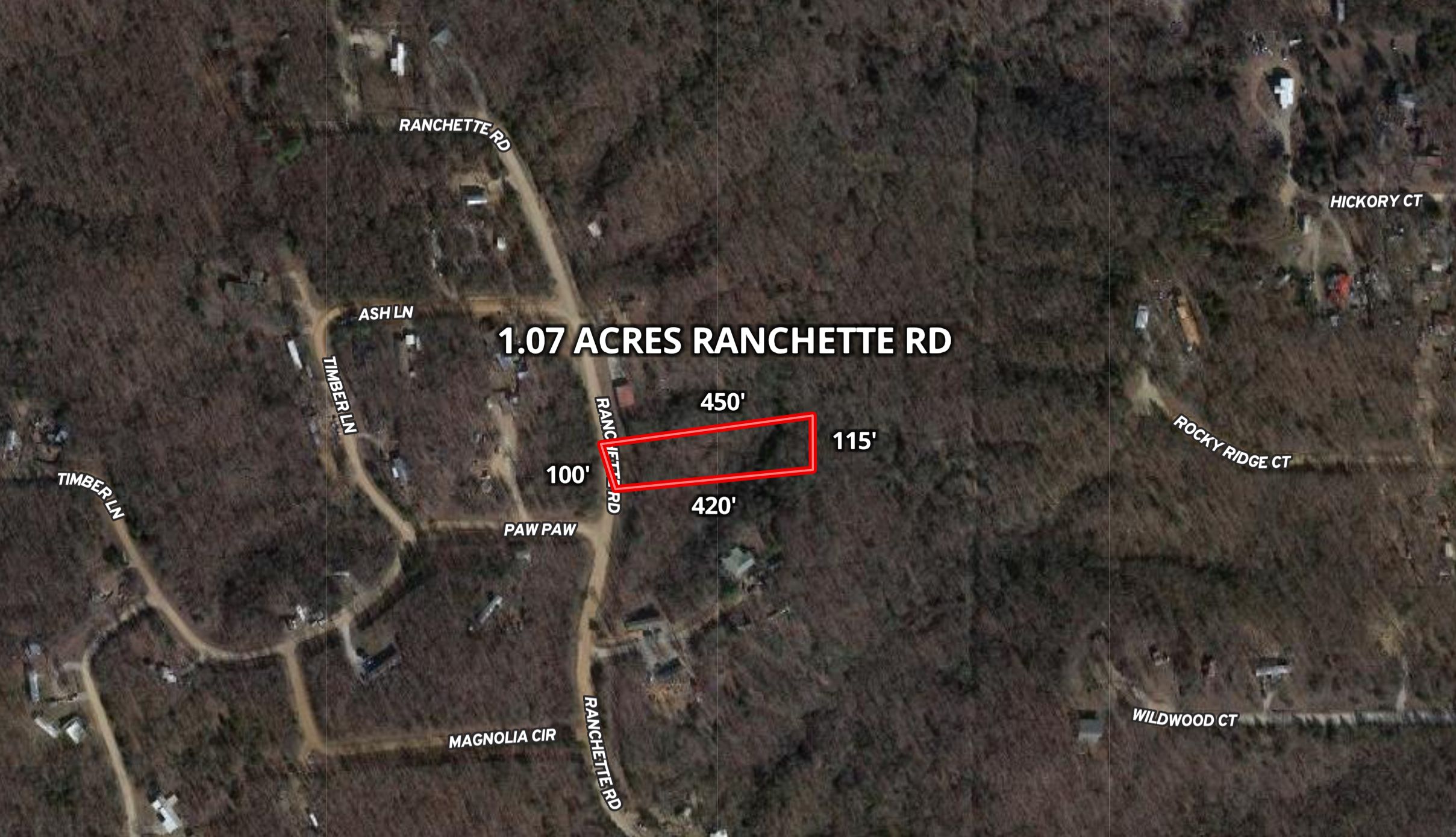 1.07 acres in Bryan County, Oklahoma