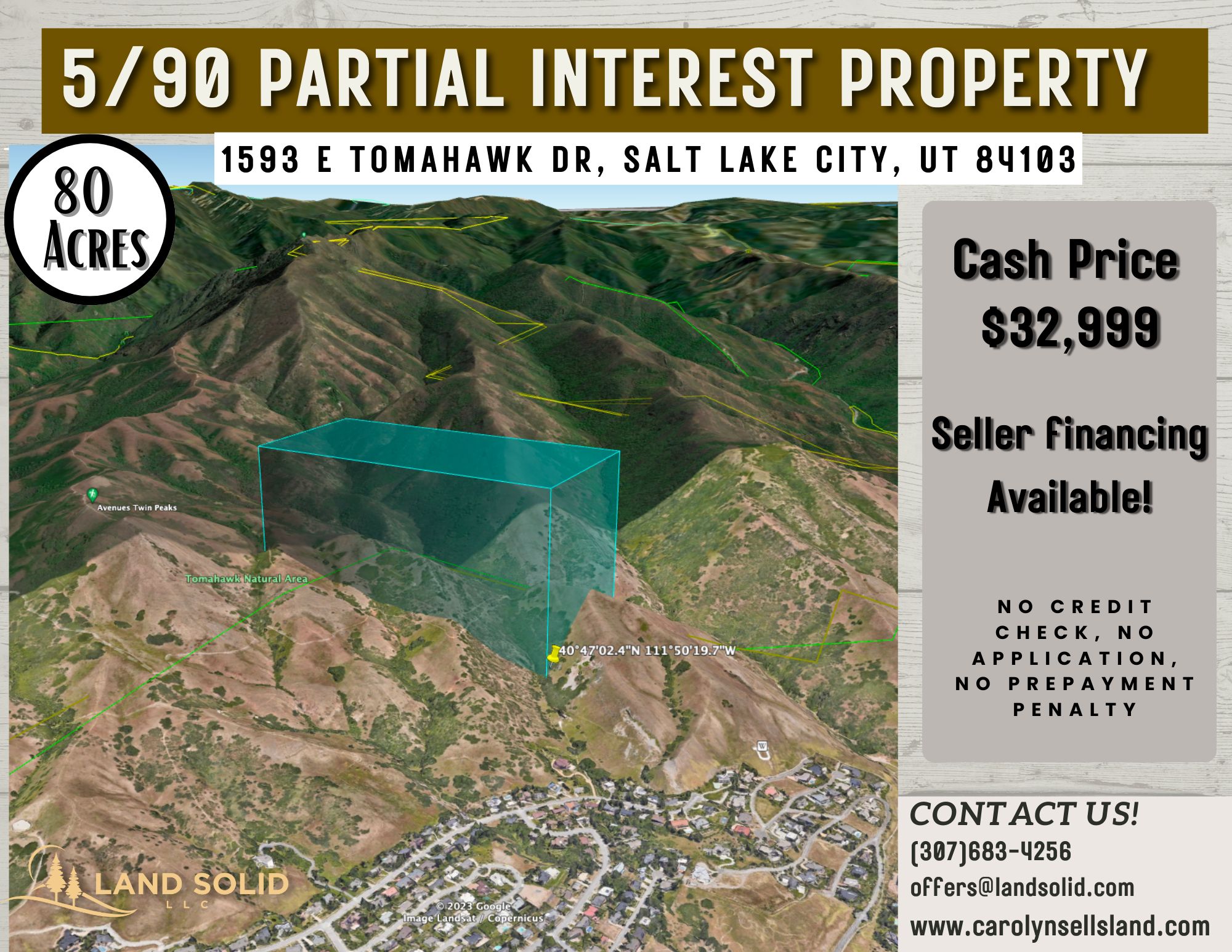 1593 E TOMAHAWK DR, Salt Lake City, UT 84103