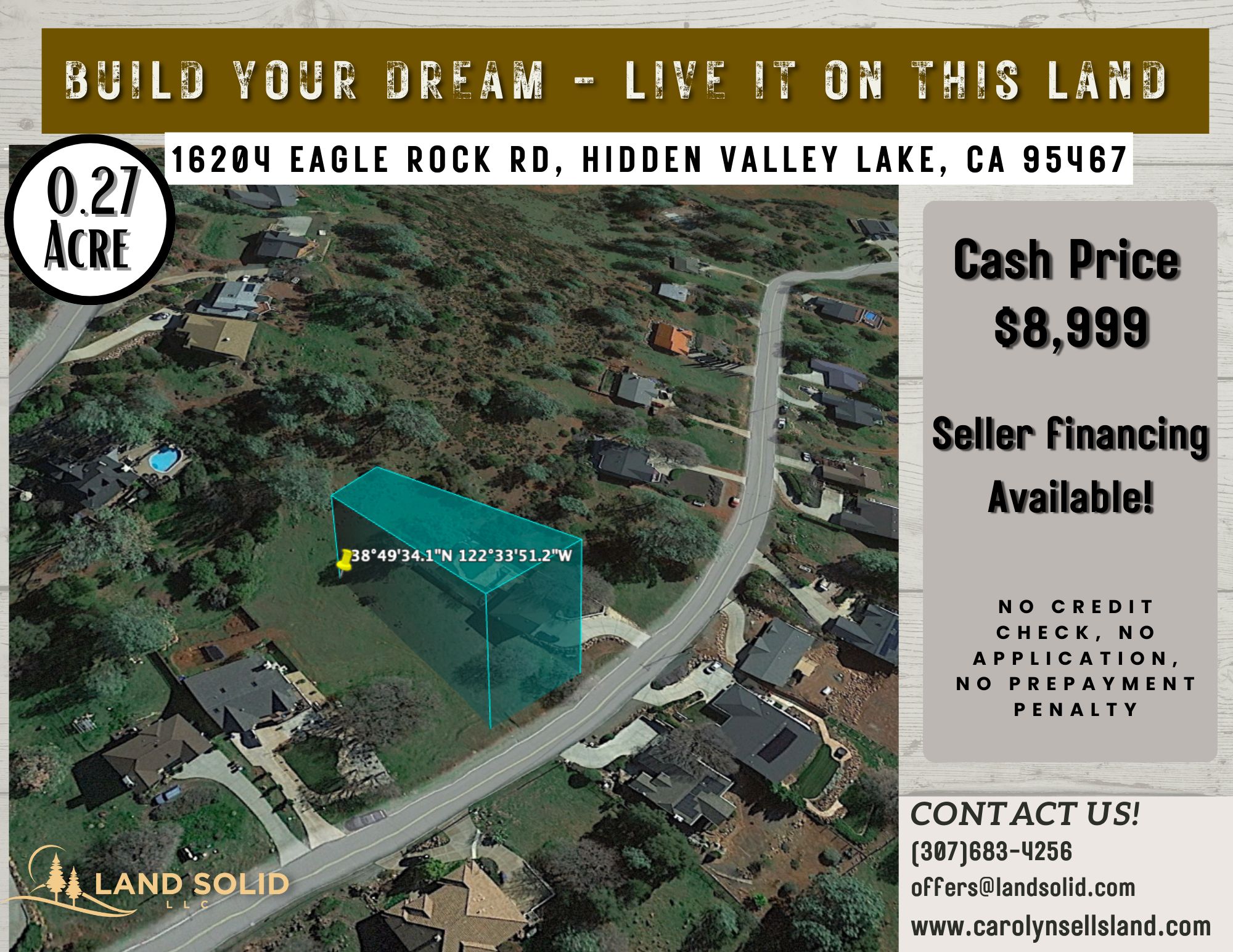 16204 EAGLE ROCK RD, Hidden Valley Lake, CA 95467
