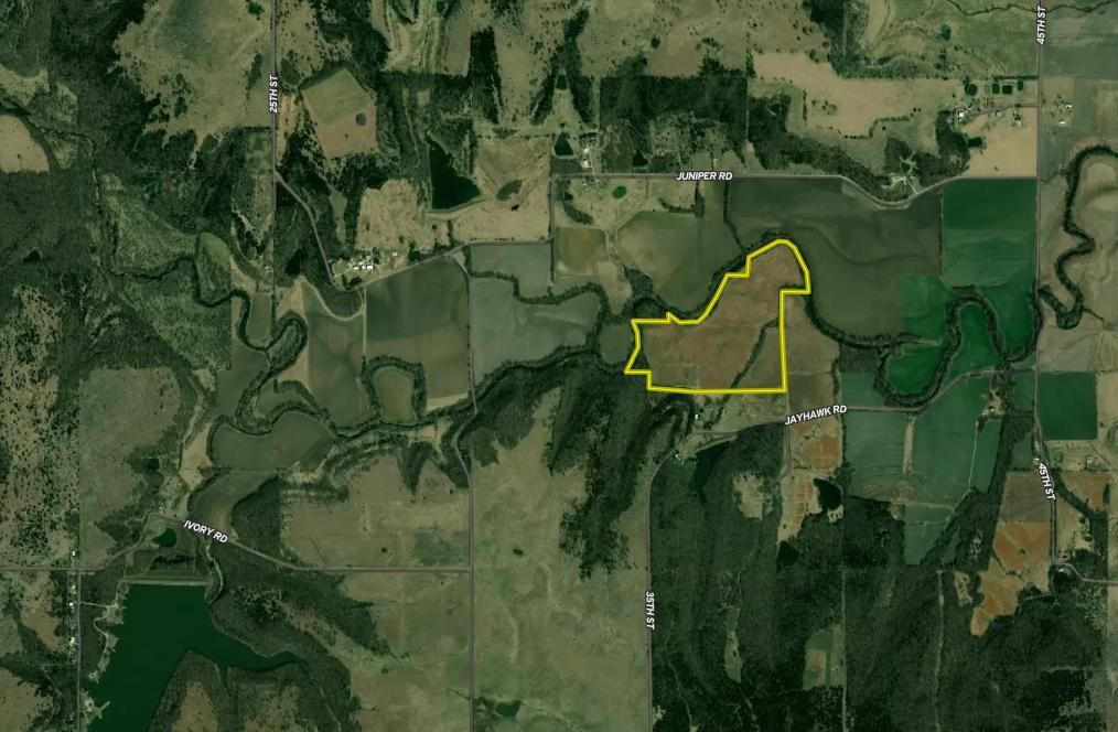 63.5 acres in Bourbon County, Kansas