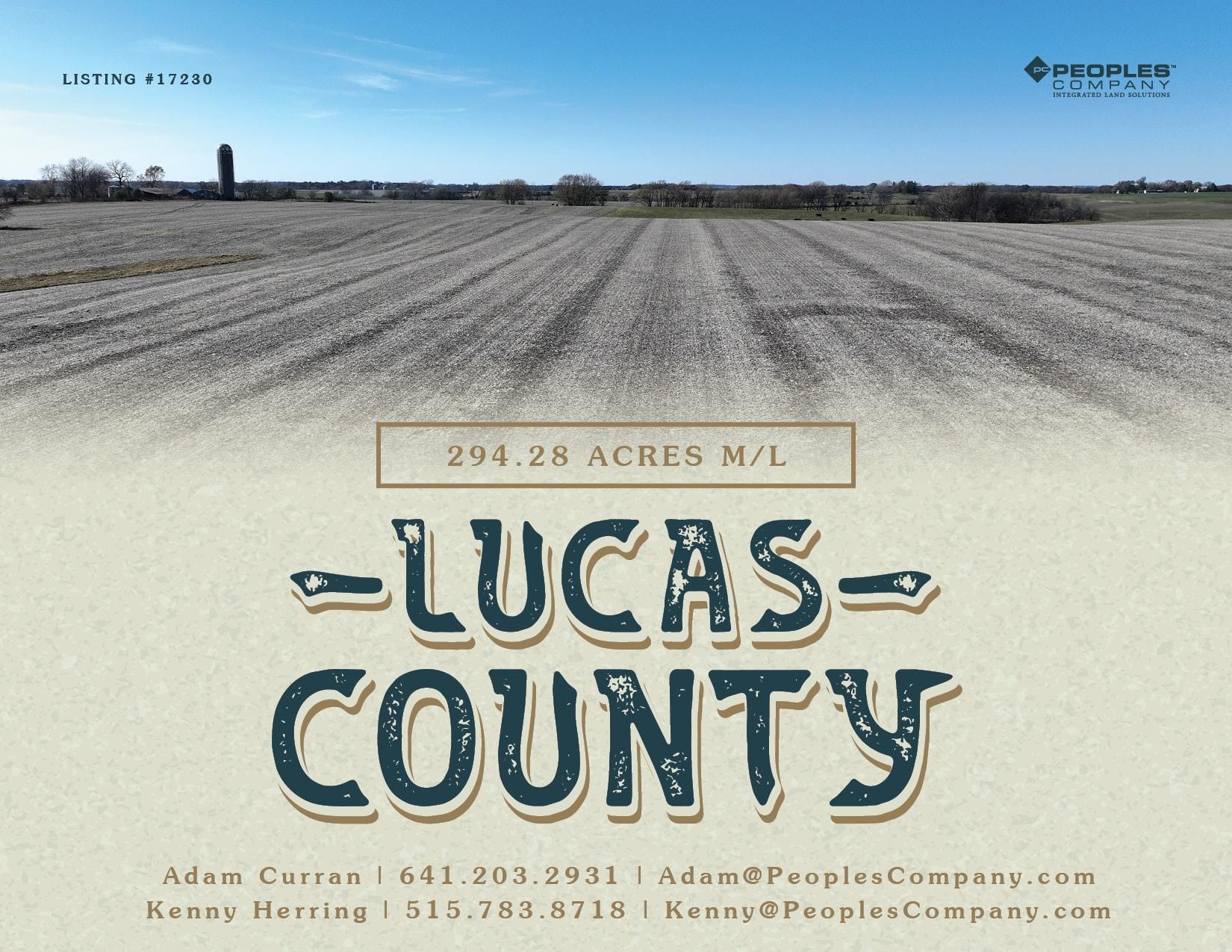 294.28 acres in Lucas County, Iowa