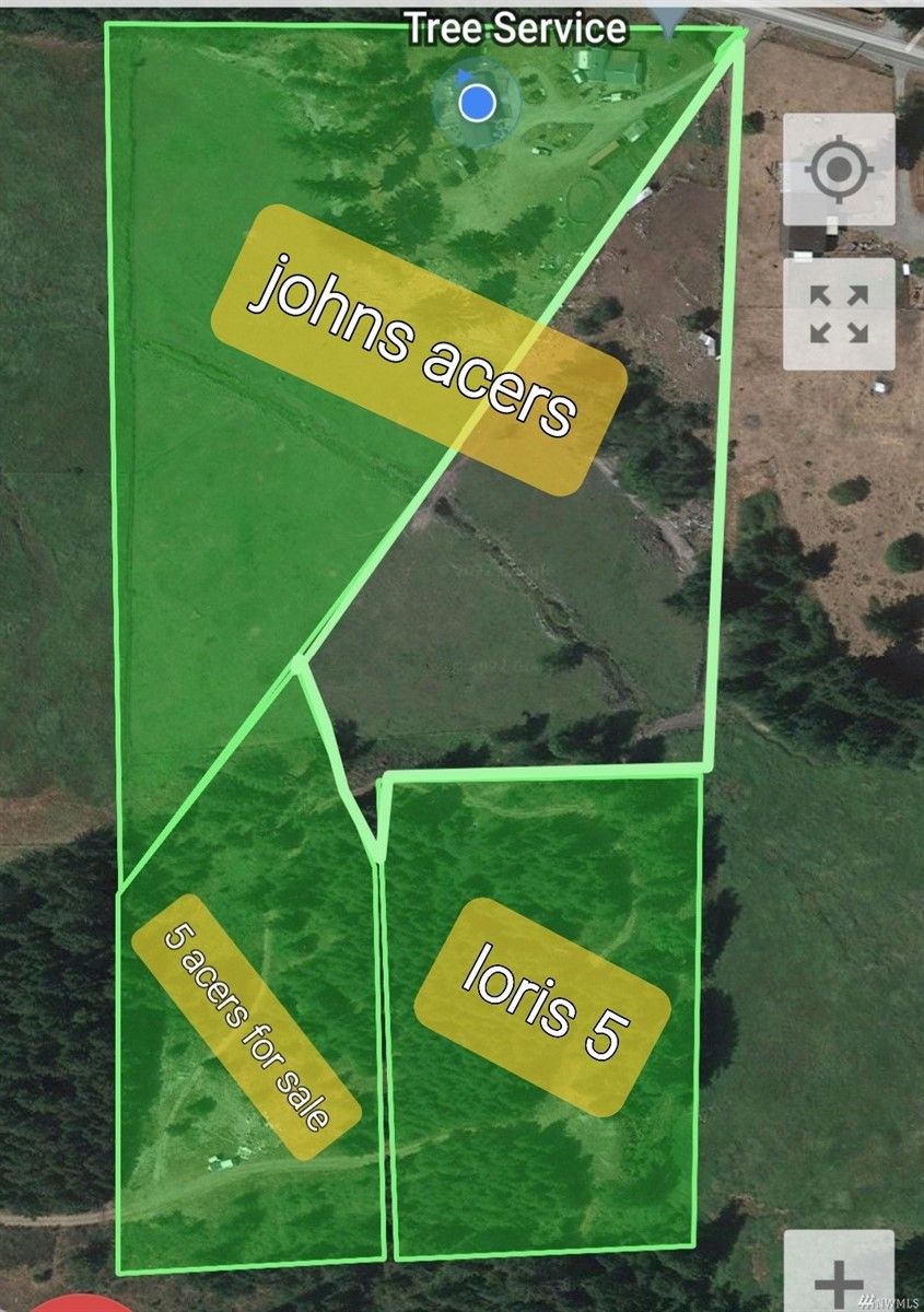 5 acres in Thurston County, Washington