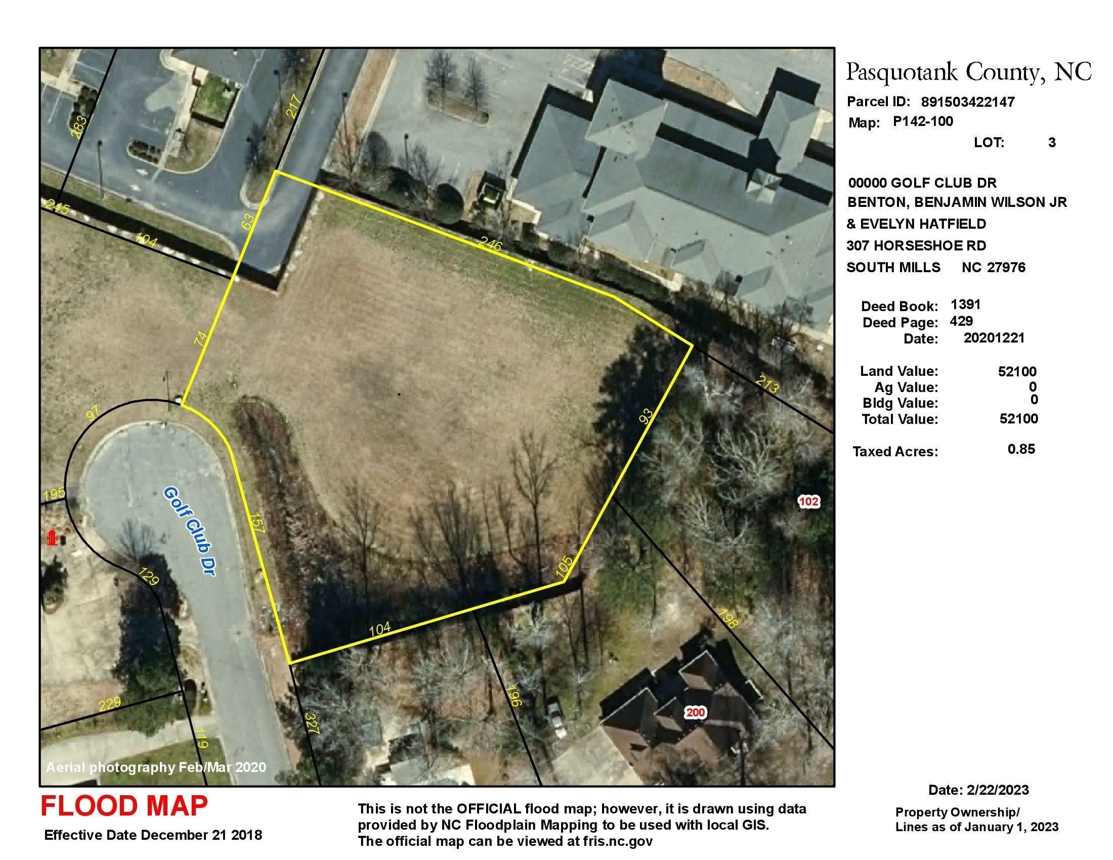 Lot3 Fairway Estates, Elizabeth City, NC 27909 MLS 2528060