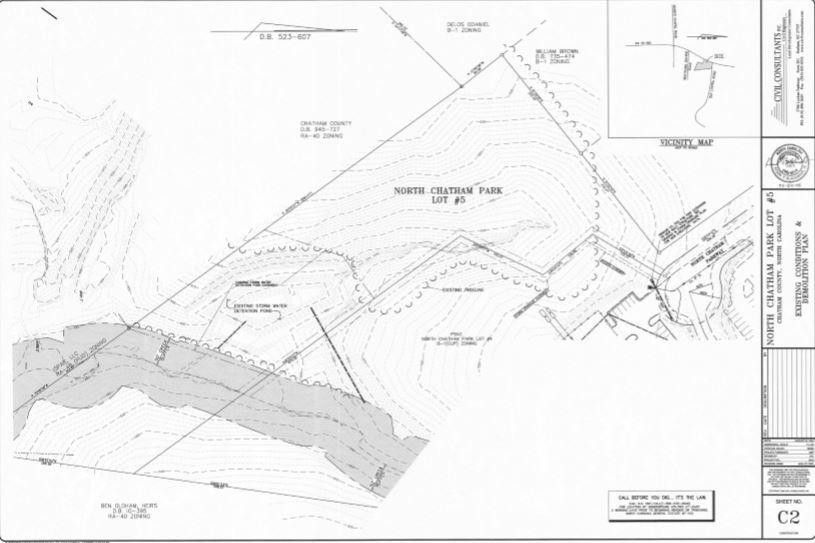 5.63 acres in Chatham County, North Carolina
