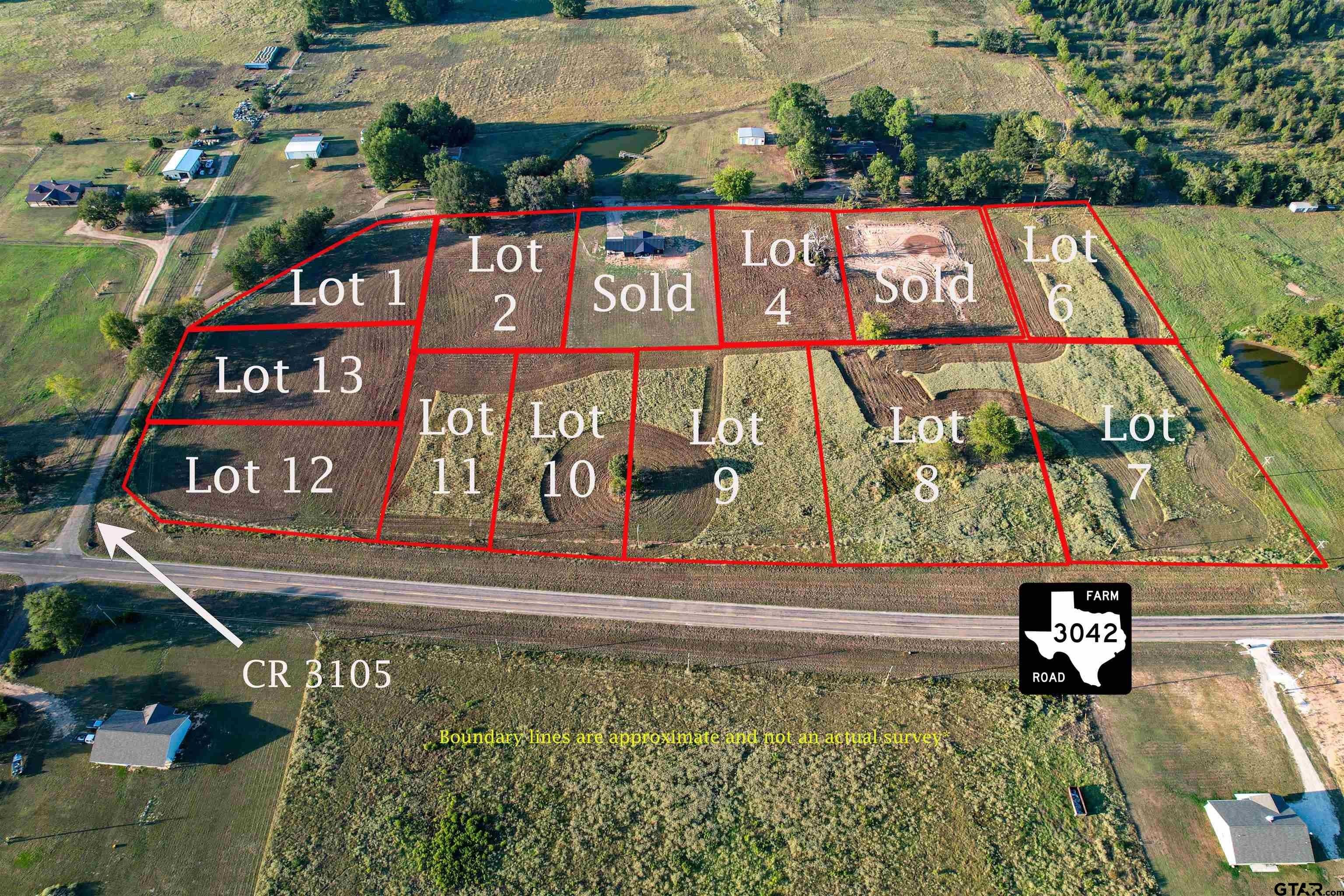 1.65 acres in Camp County, Texas