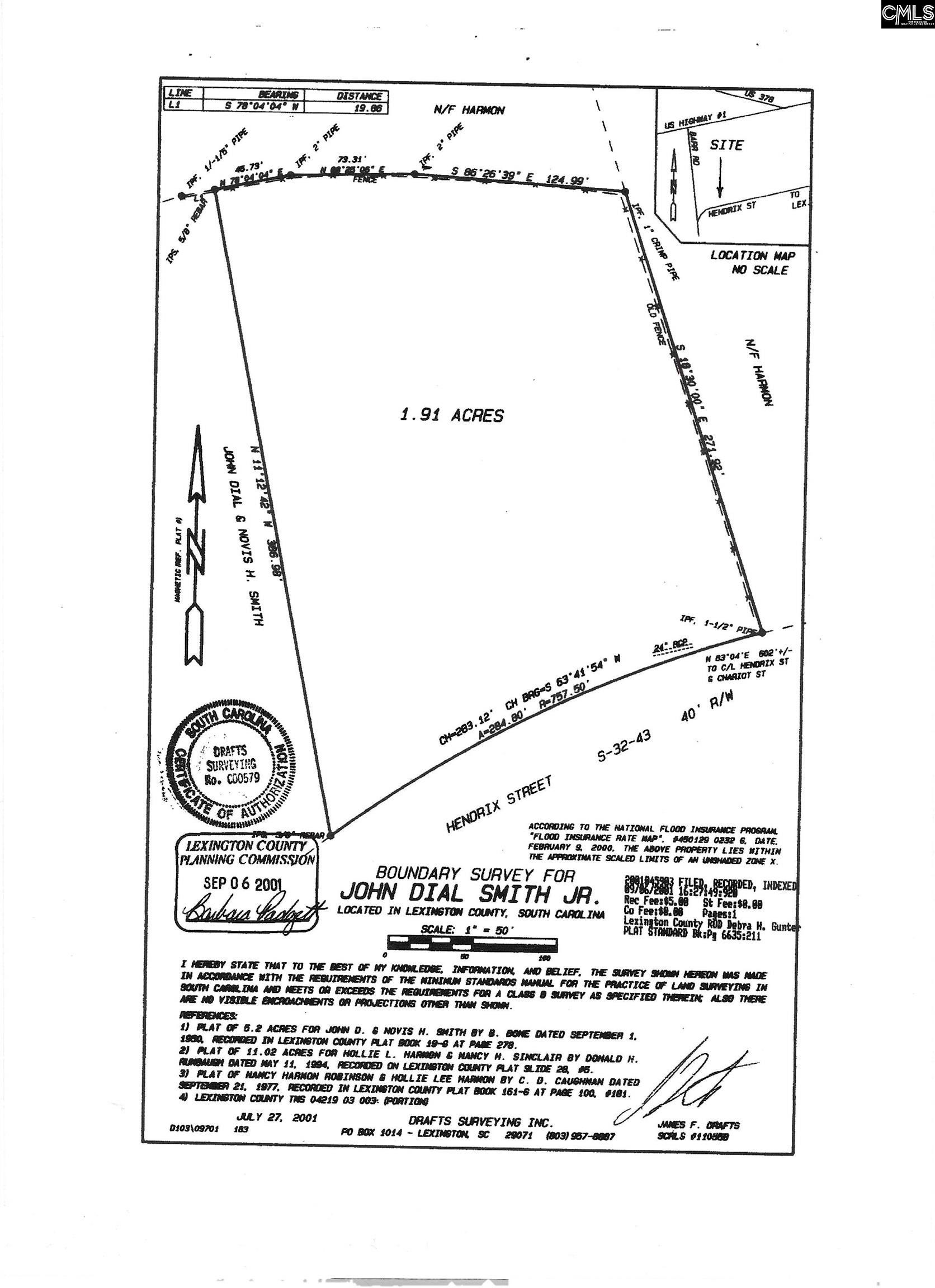 1.91 acres in Lexington County, South Carolina