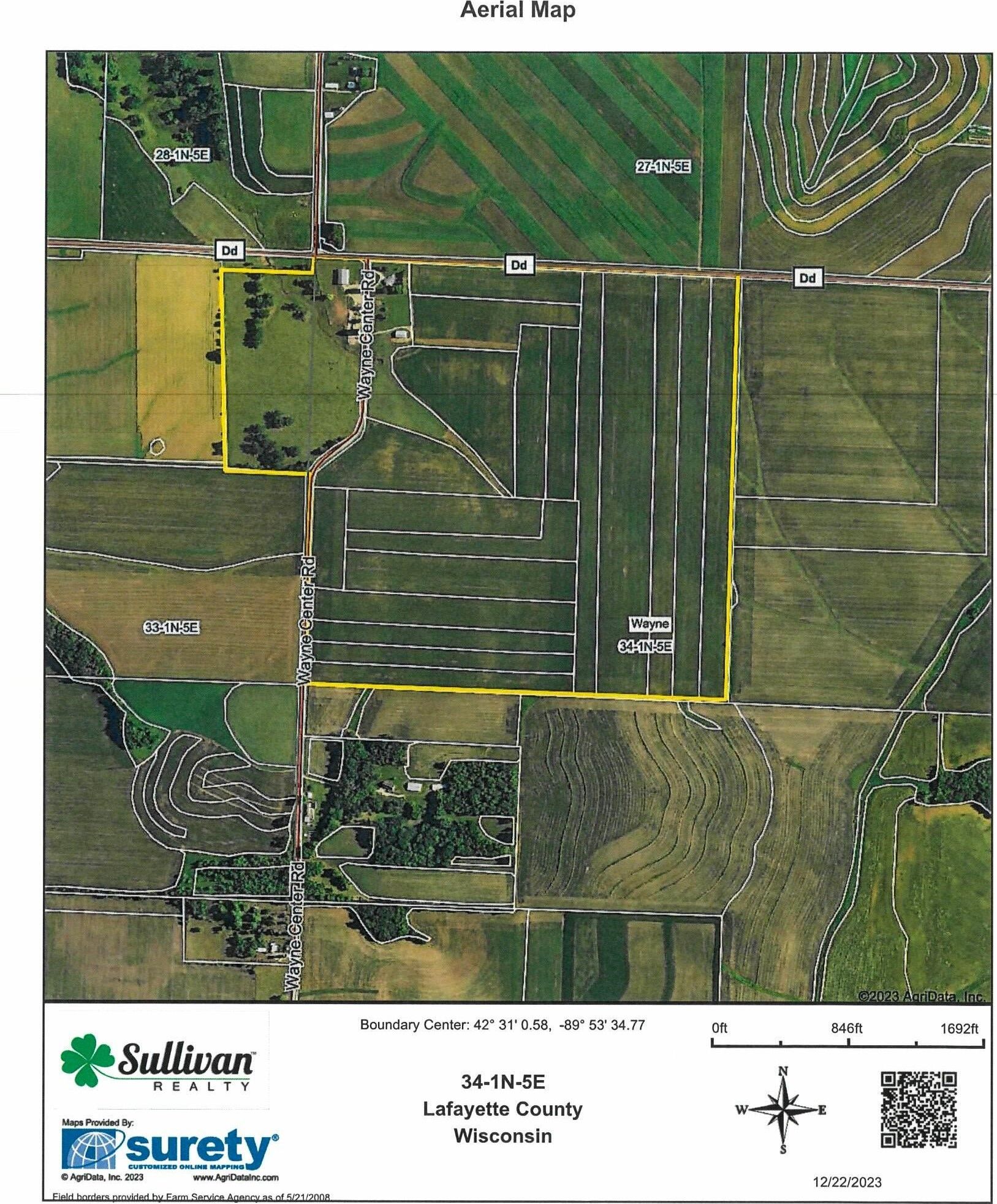 176 acres in Lafayette County, Wisconsin
