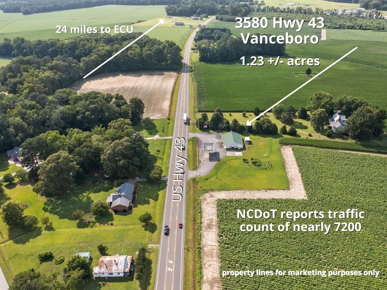 1.23 acres in Craven County, North Carolina