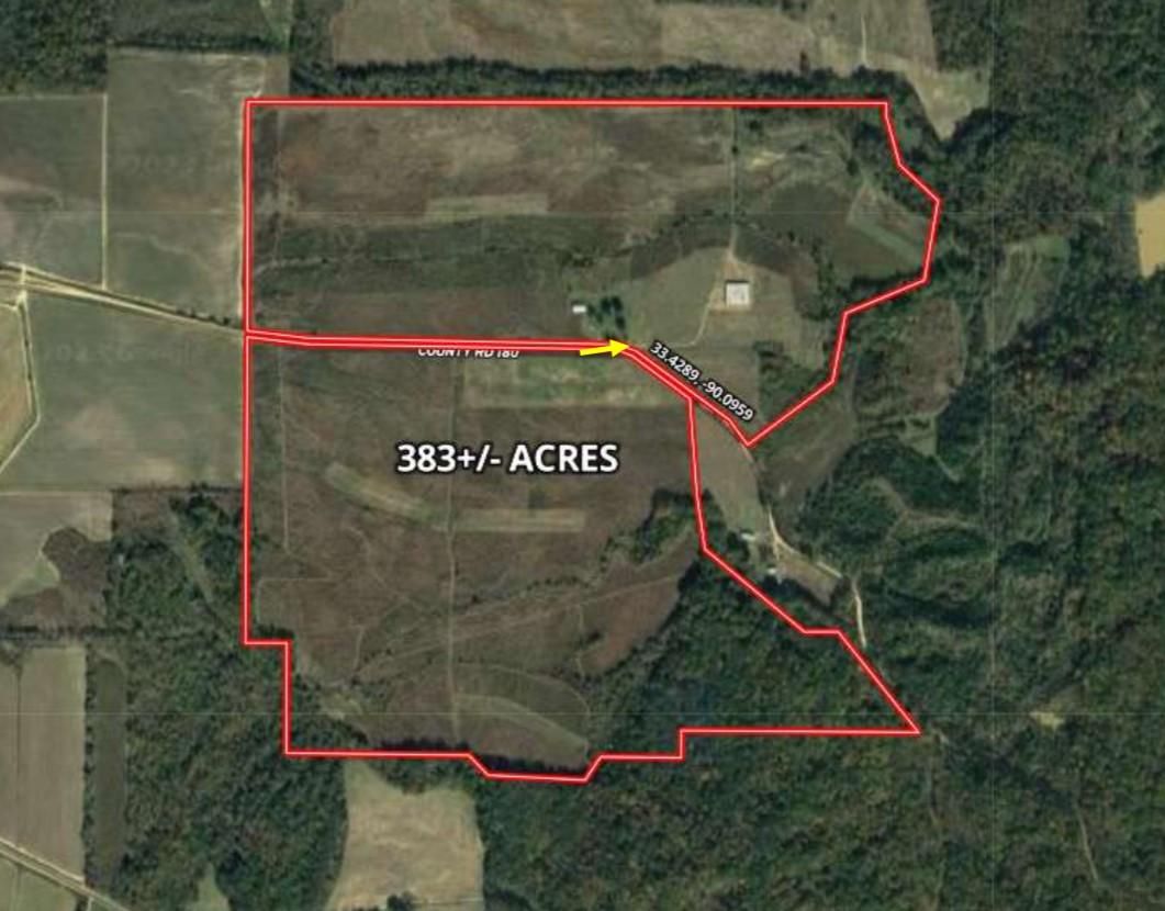 383 acres in Carroll County, Mississippi