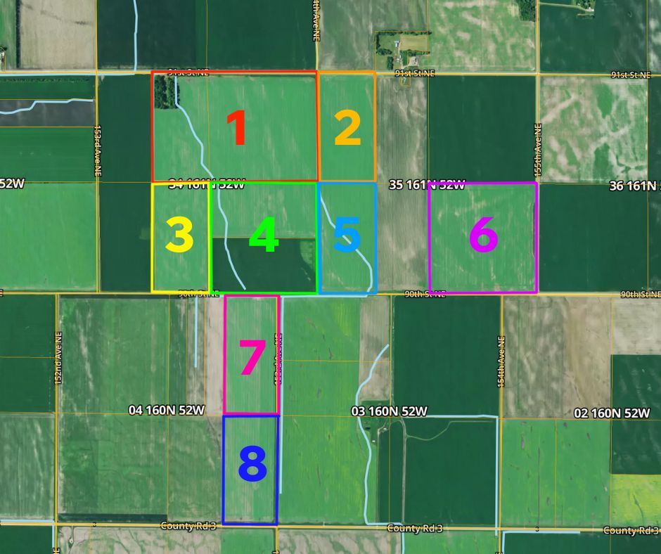 967 acres in Pembina County, North Dakota