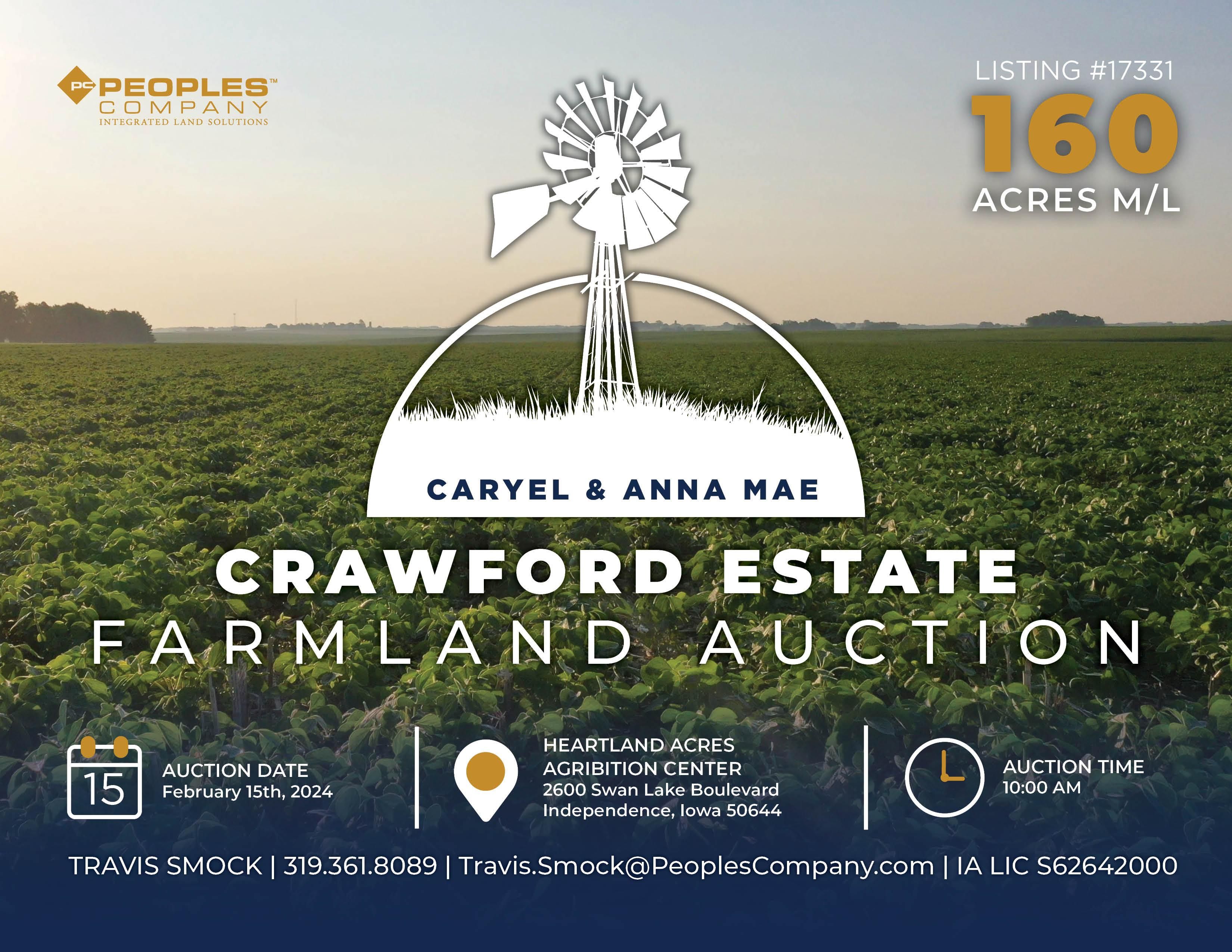 160 acres in Buchanan County, Iowa