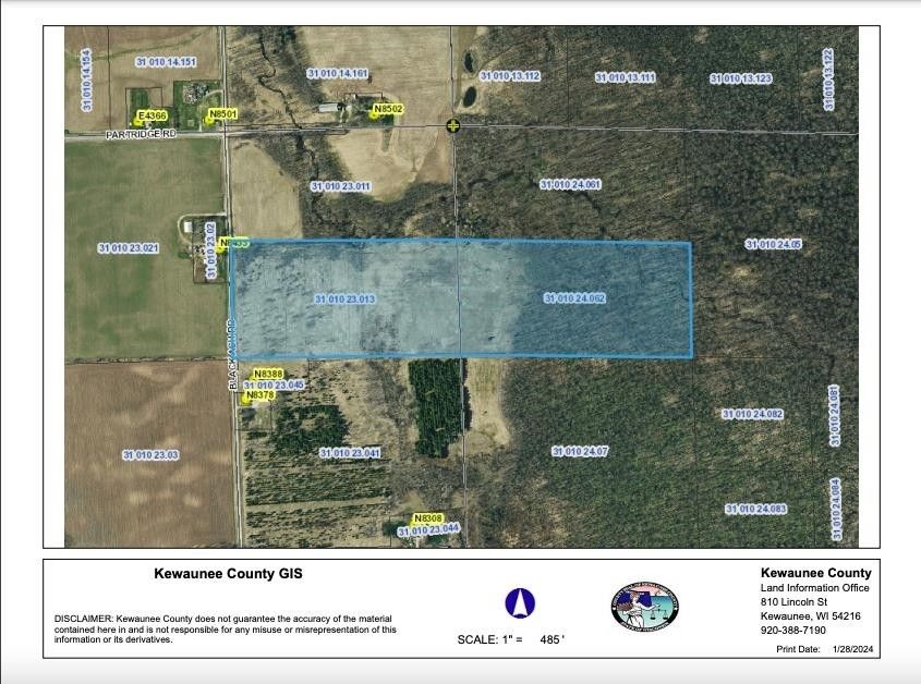 40 acres in Kewaunee County, Wisconsin