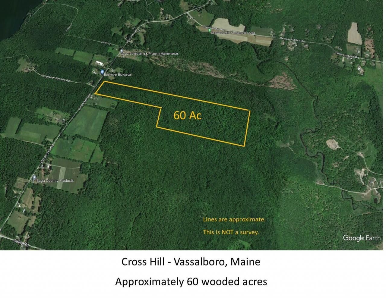 60 acres in Kennebec County, Maine
