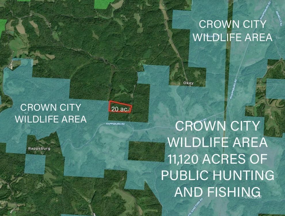 20 acres in Lawrence County, Ohio