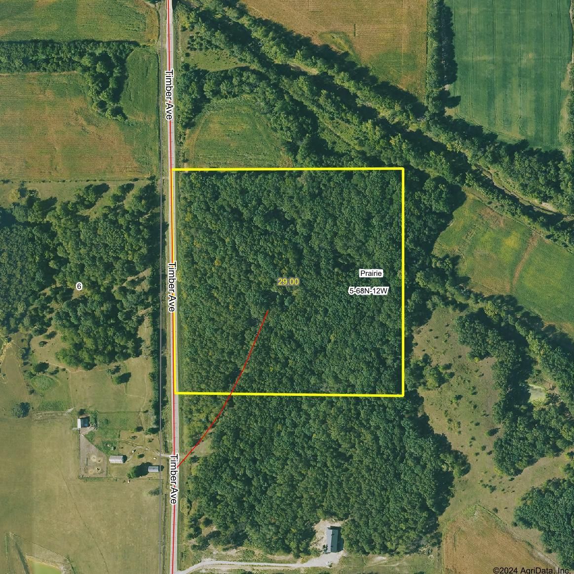 29 acres in Davis County, Iowa