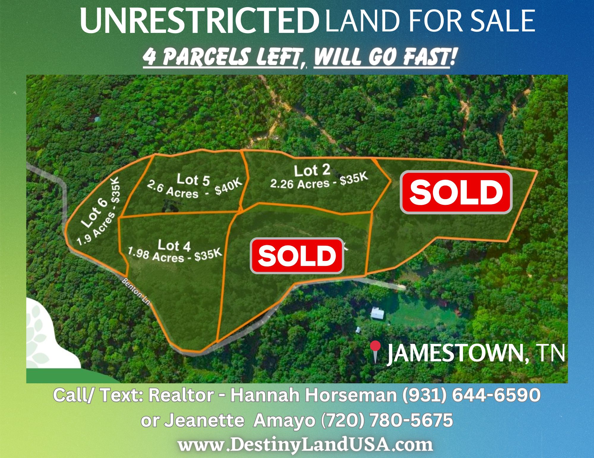 Benton Lane, Jamestown, TN 38556