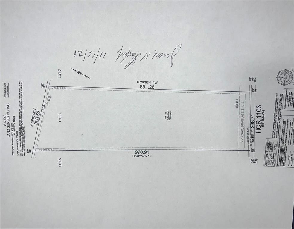 Lot 6 Hcr 1103, Blum, TX 76627 MLS 20554268