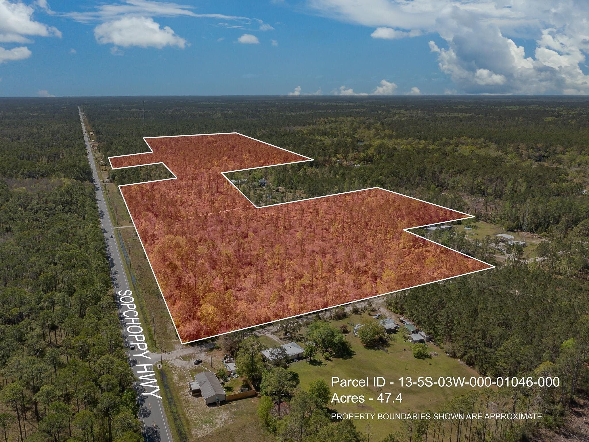 47.4 acres in Wakulla County, Florida