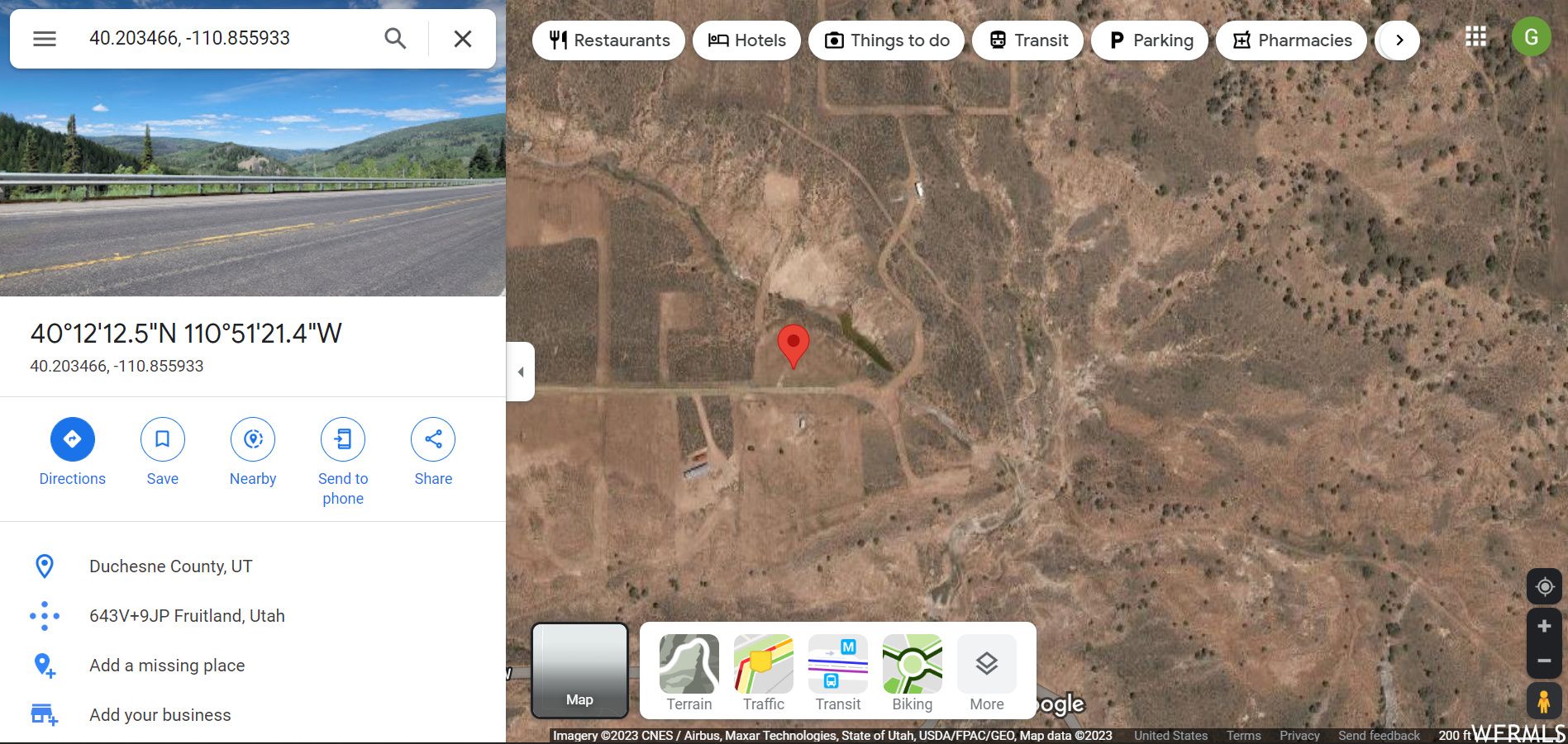 5.02 acres in Duchesne County, Utah