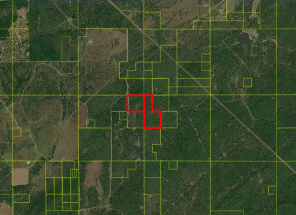 100 acres in Pittsburg, OK, 74560