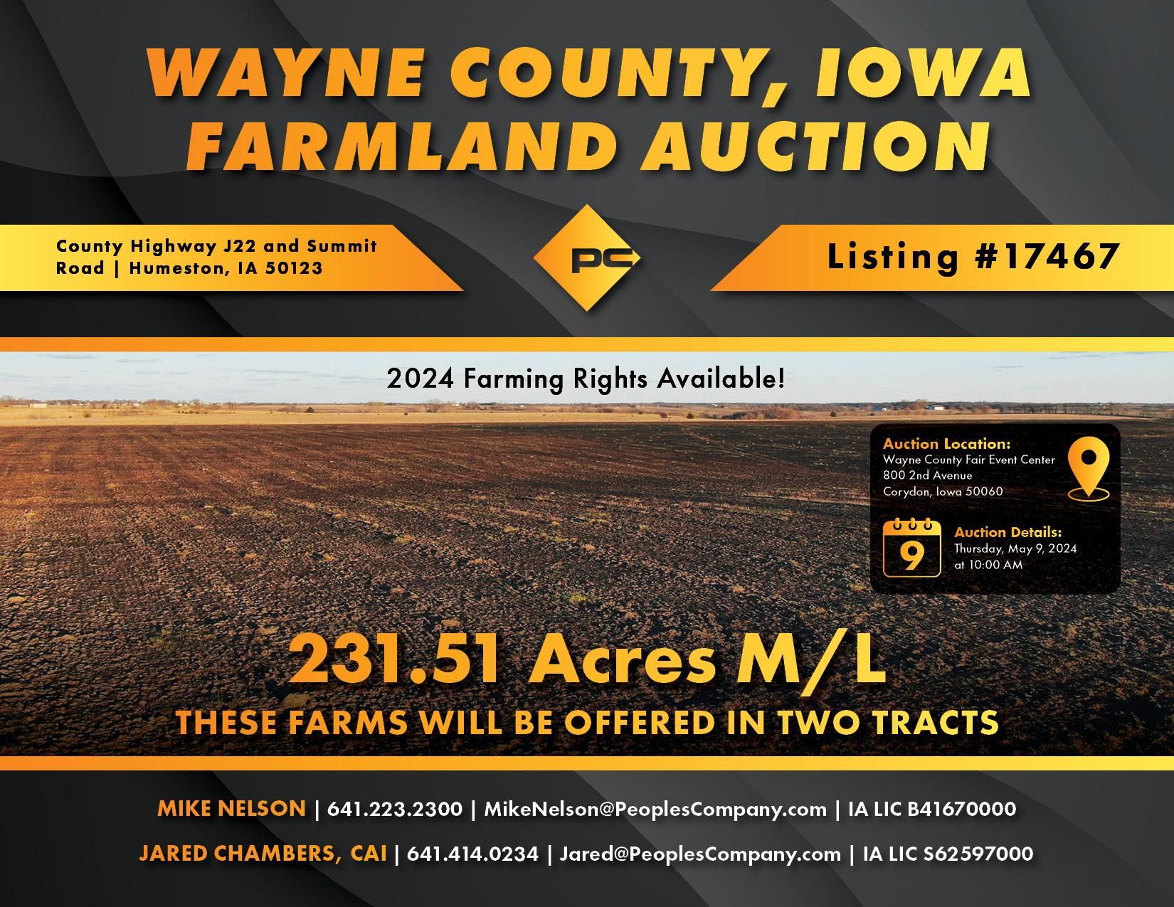 County Road J22, Humeston, IA 50123 MLS 691517