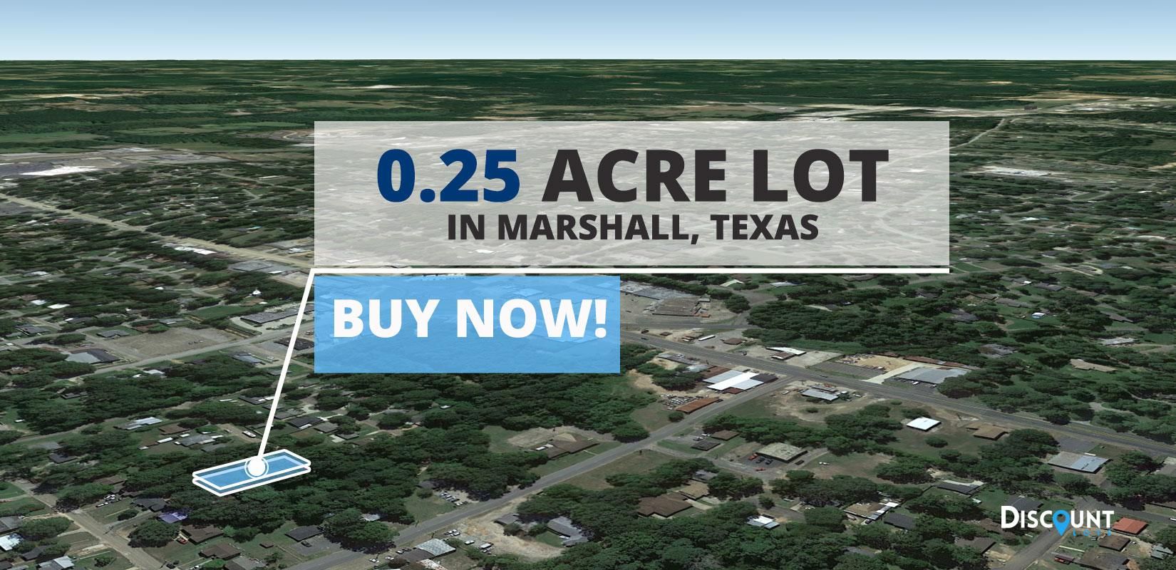 0.25 acres in Harrison County, Texas