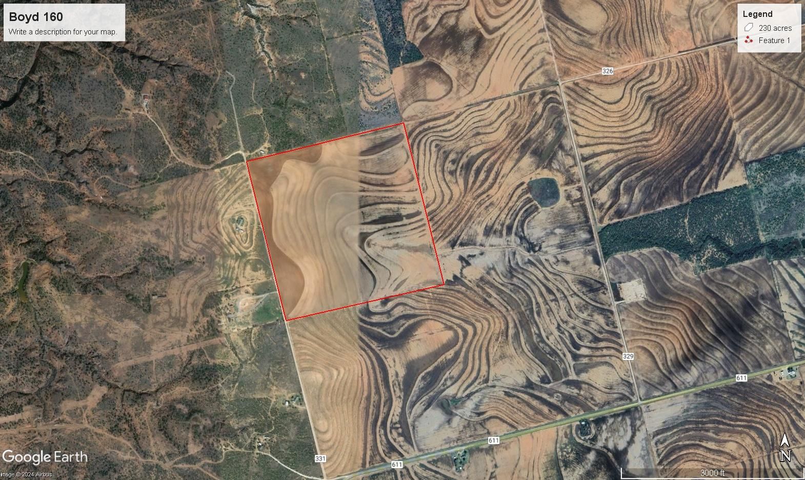 160 acres in Rotan, TX, 79546