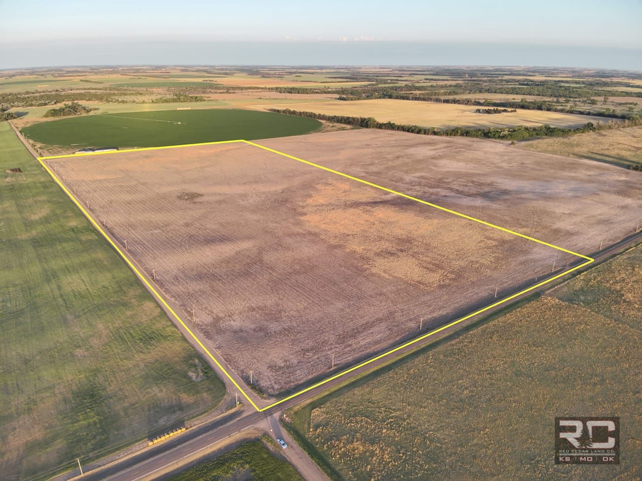 80 acres in Stafford County, Kansas