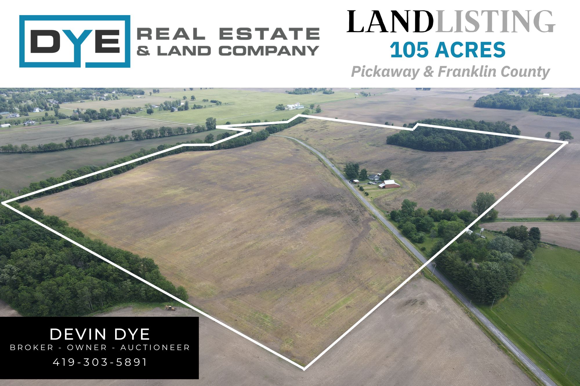105 acres in Pickaway County, Ohio