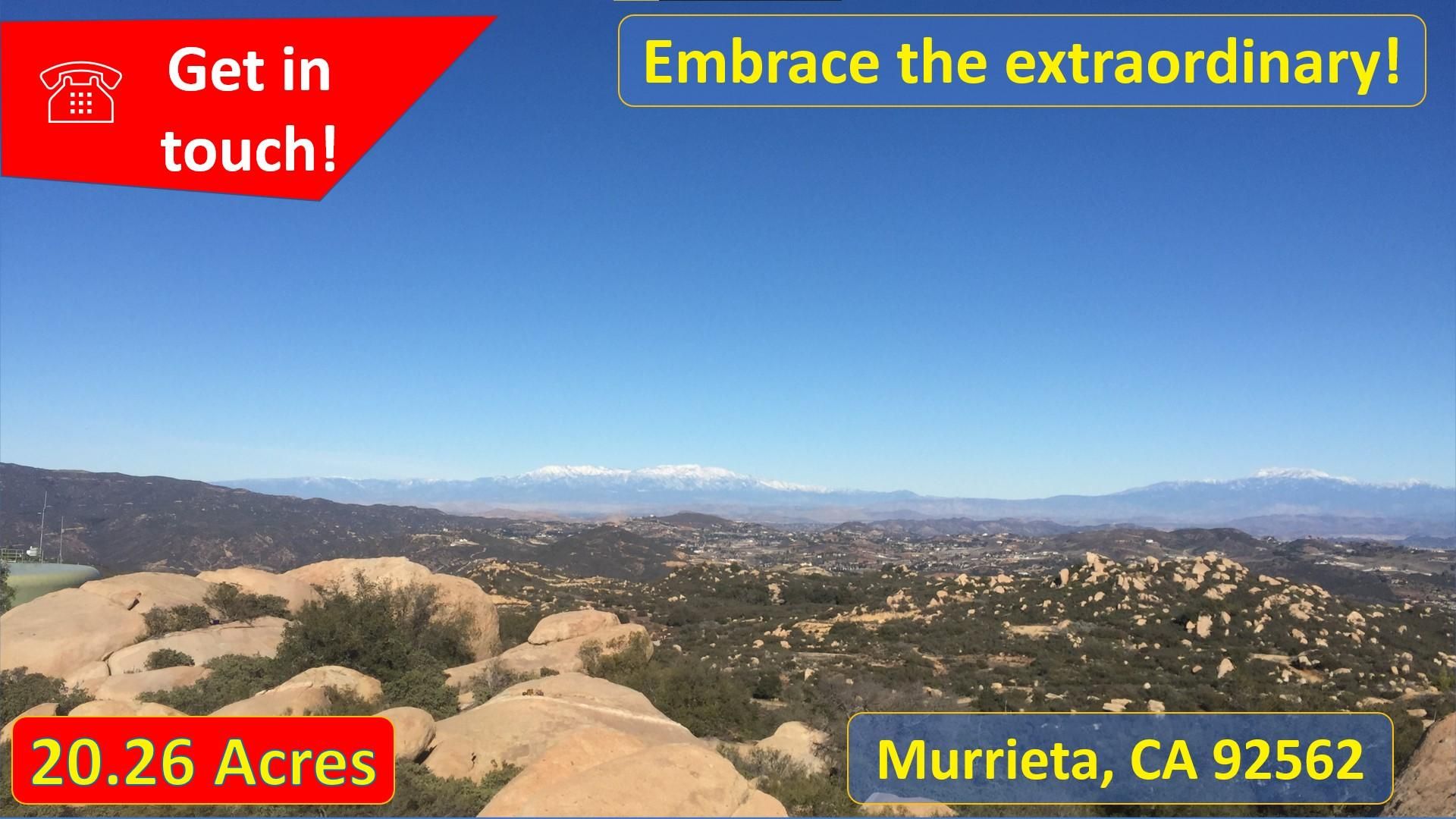 20.26 acres in Murrieta, CA, 92562